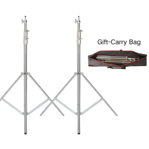 2.8m Tripod Stand Stainless Steel Kit Light Stand