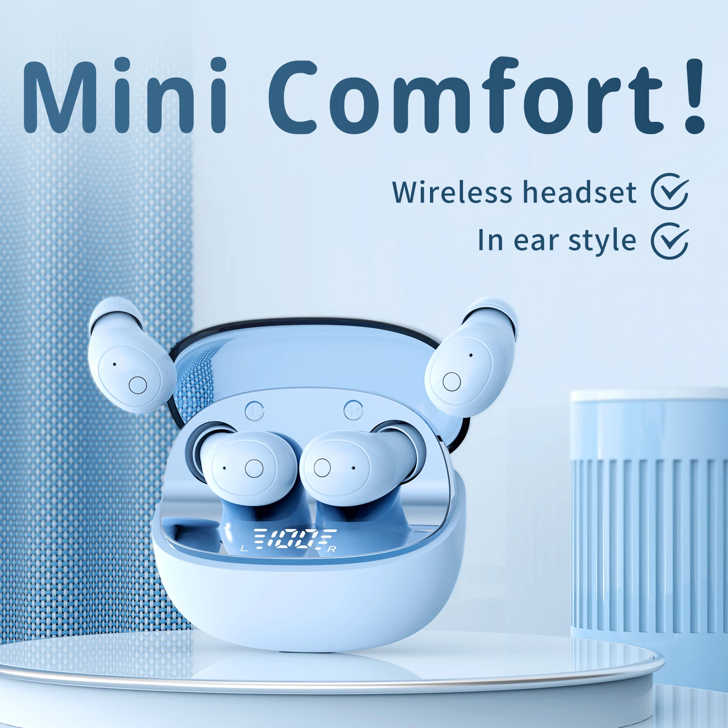 Bluetooth earphones sleep earbuds with long battery life - Image 5