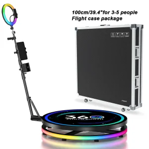 360 Photo Booth for Events with Flight Case - Thumbnail Image 10