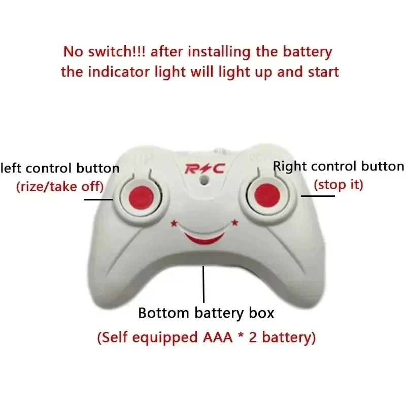 Rechargeable Mini RC Drone Remote Safe Fall-resistant - Image 6