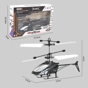 Mini 2-Channel Simulated Aircraft Gesture Sensor Control Aircraft Flight Helicopter Luminous Children's Toy Holiday Kids Gift - Thumbnail Image 6