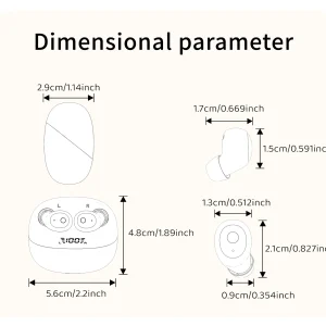 Bluetooth earphones sleep earbuds with long battery life - Thumbnail Image 32