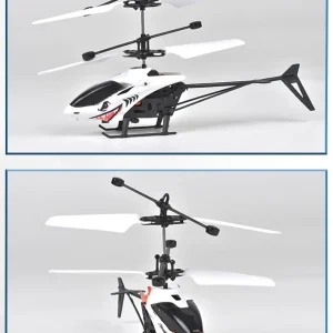 Mini 2-Channel Simulated Aircraft Gesture Sensor Control Aircraft Flight Helicopter Luminous Children's Toy Holiday Kids Gift - Thumbnail Image 24