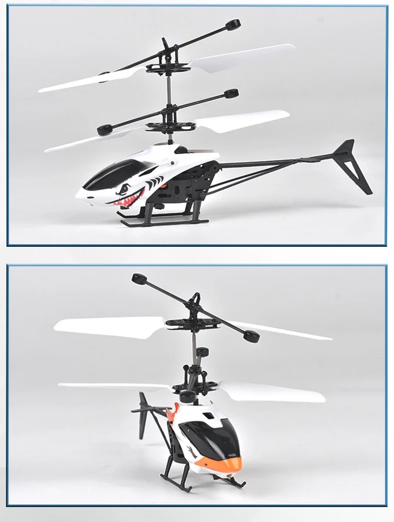 Mini 2-Channel Simulated Aircraft Gesture Sensor Control Aircraft Flight Helicopter Luminous Children's Toy Holiday Kids Gift - Image 24