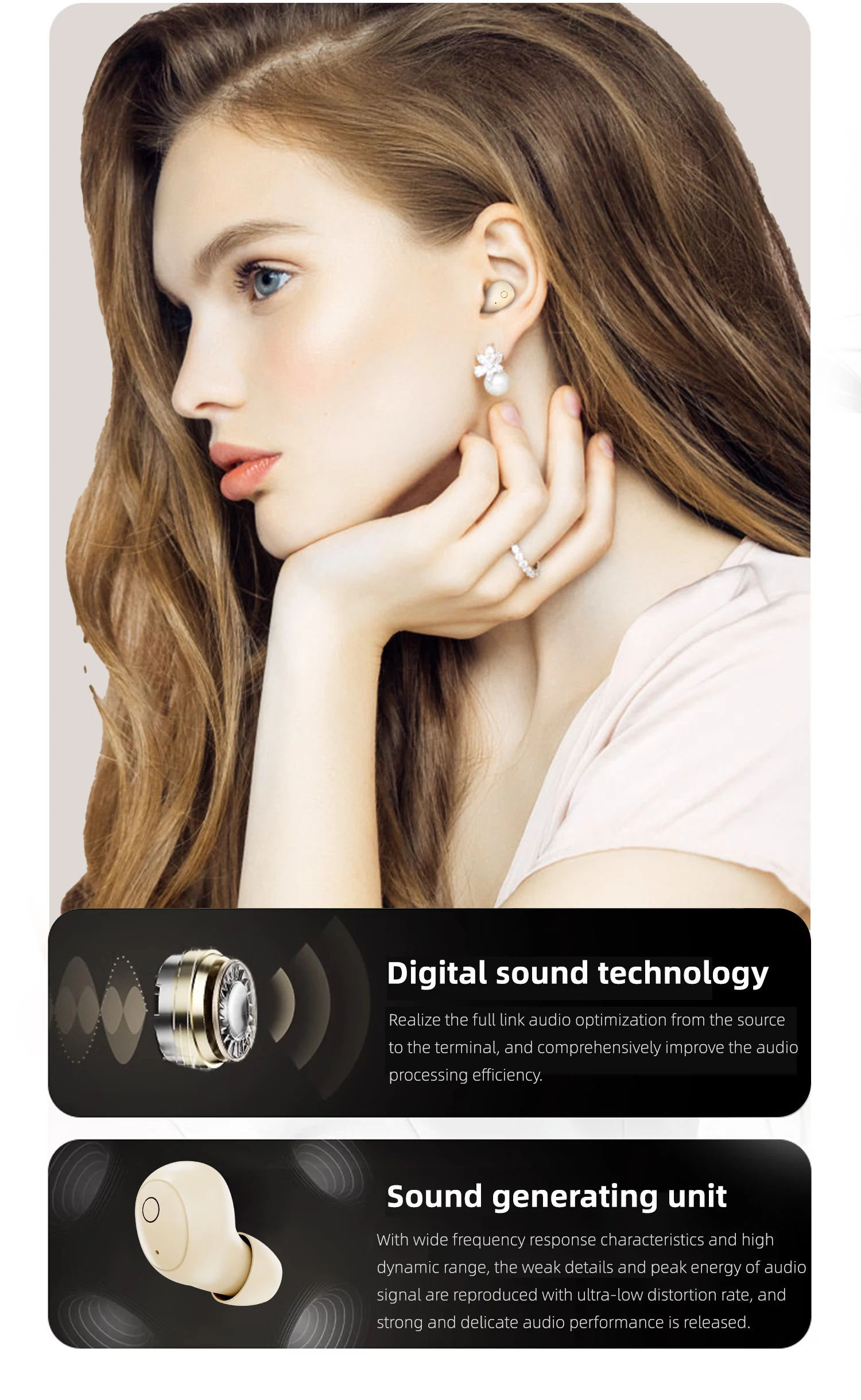 Bluetooth earphones sleep earbuds with long battery life - Image 16
