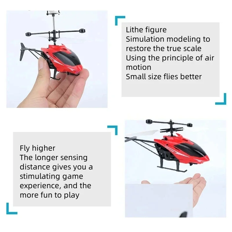 Rechargeable Mini RC Drone Remote Safe Fall-resistant - Image 4