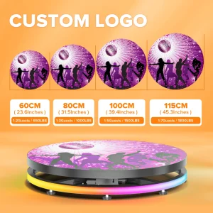 360 Photo Booth for Events with Flight Case - Thumbnail Image 6
