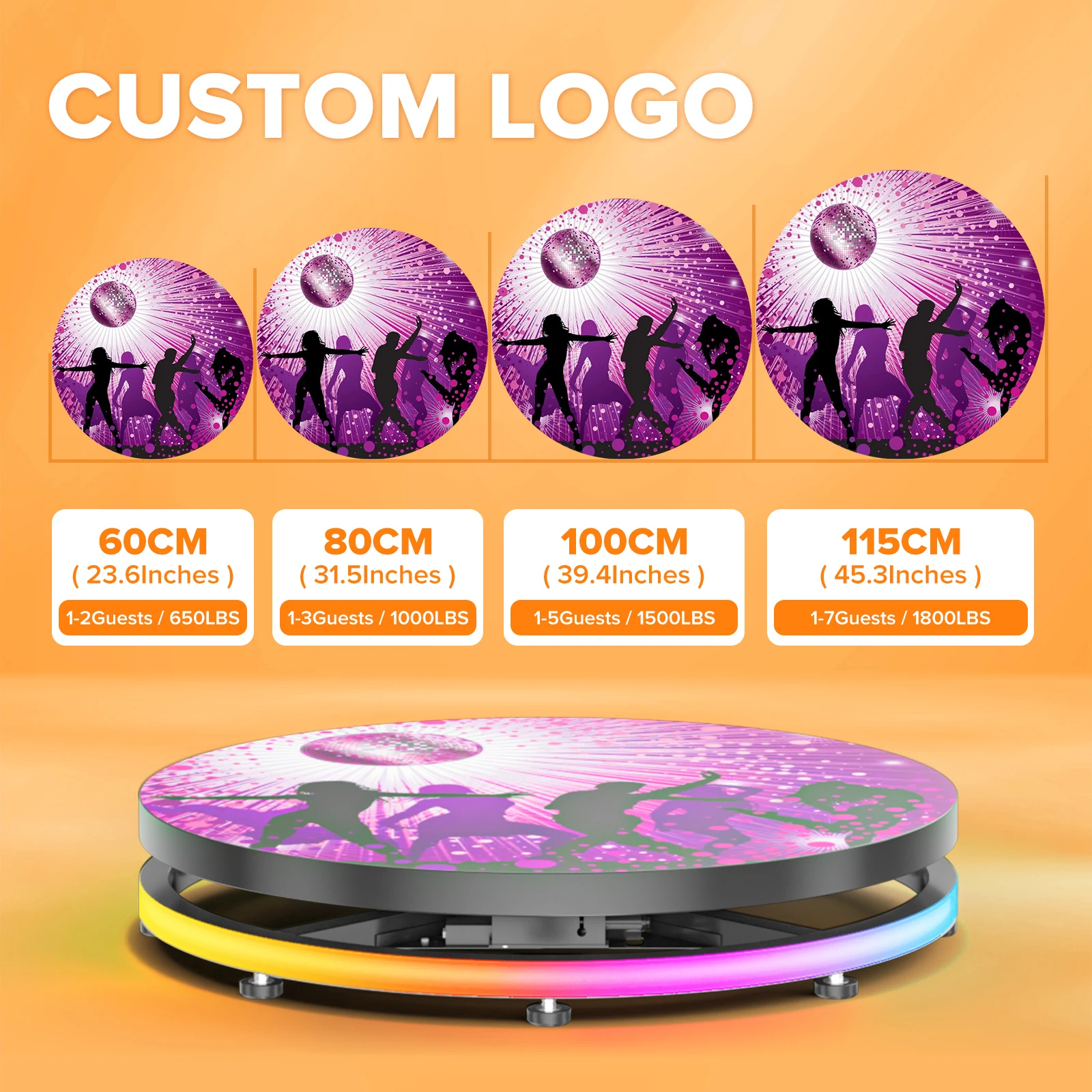 360 Photo Booth for Events with Flight Case - Image 6