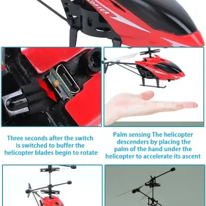 Rechargeable Mini RC Drone Remote Safe Fall-resistant - Thumbnail Image 12