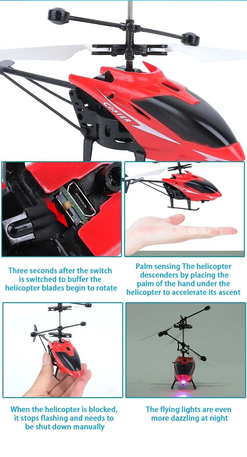 Rechargeable Mini RC Drone Remote Safe Fall-resistant - Image 12