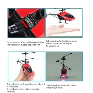 Rechargeable Mini RC Drone Remote Safe Fall-resistant - Thumbnail Image 5