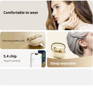 Bluetooth earphones sleep earbuds with long battery life - Thumbnail Image 14