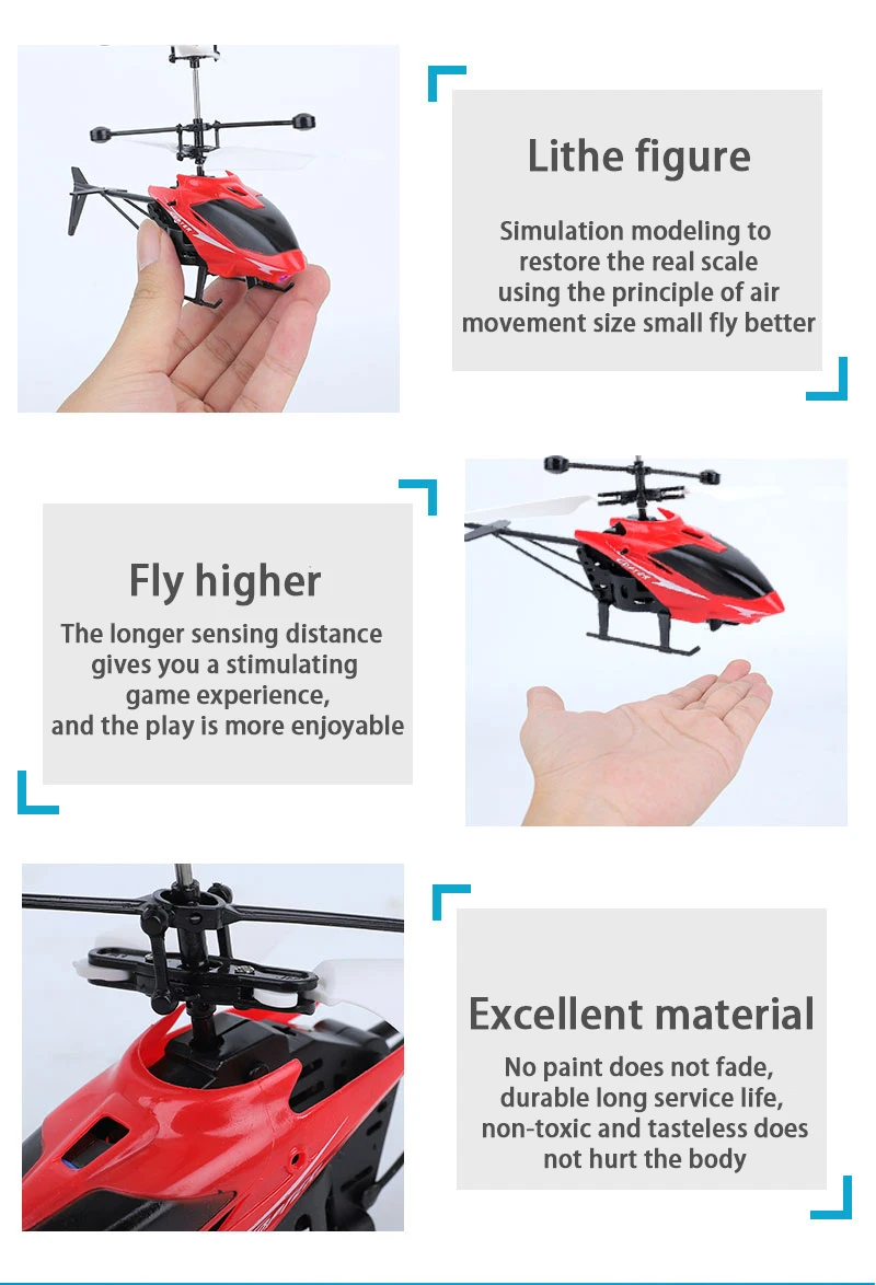 Rechargeable Mini RC Drone Remote Safe Fall-resistant - Image 13