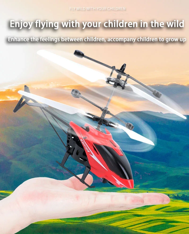 Rechargeable Mini RC Drone Remote Safe Fall-resistant - Image 11