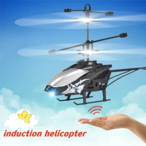 Mini 2-Channel Simulated Aircraft Gesture Sensor Control Aircraft Flight Helicopter Luminous Children's Toy Holiday Kids Gift - Thumbnail Image 13