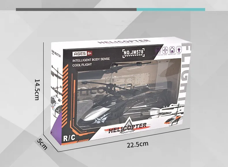 Mini 2-Channel Simulated Aircraft Gesture Sensor Control Aircraft Flight Helicopter Luminous Children's Toy Holiday Kids Gift - Image 26