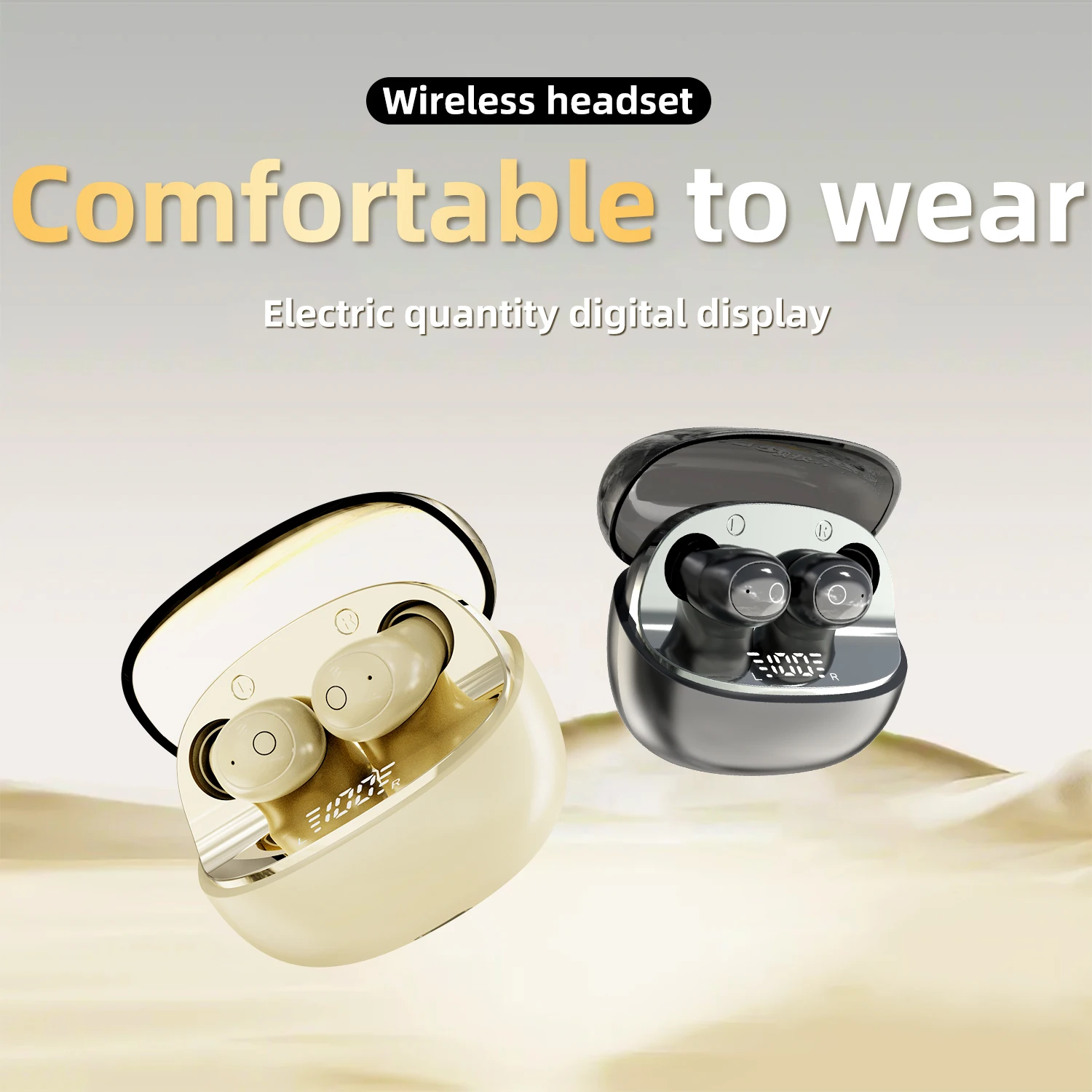 Bluetooth earphones sleep earbuds with long battery life - Image 1
