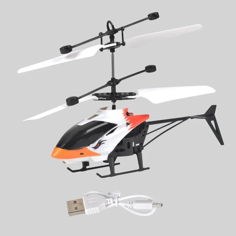 Mini 2-Channel Simulated Aircraft Gesture Sensor Control Aircraft Flight Helicopter Luminous Children's Toy Holiday Kids Gift - Image 9