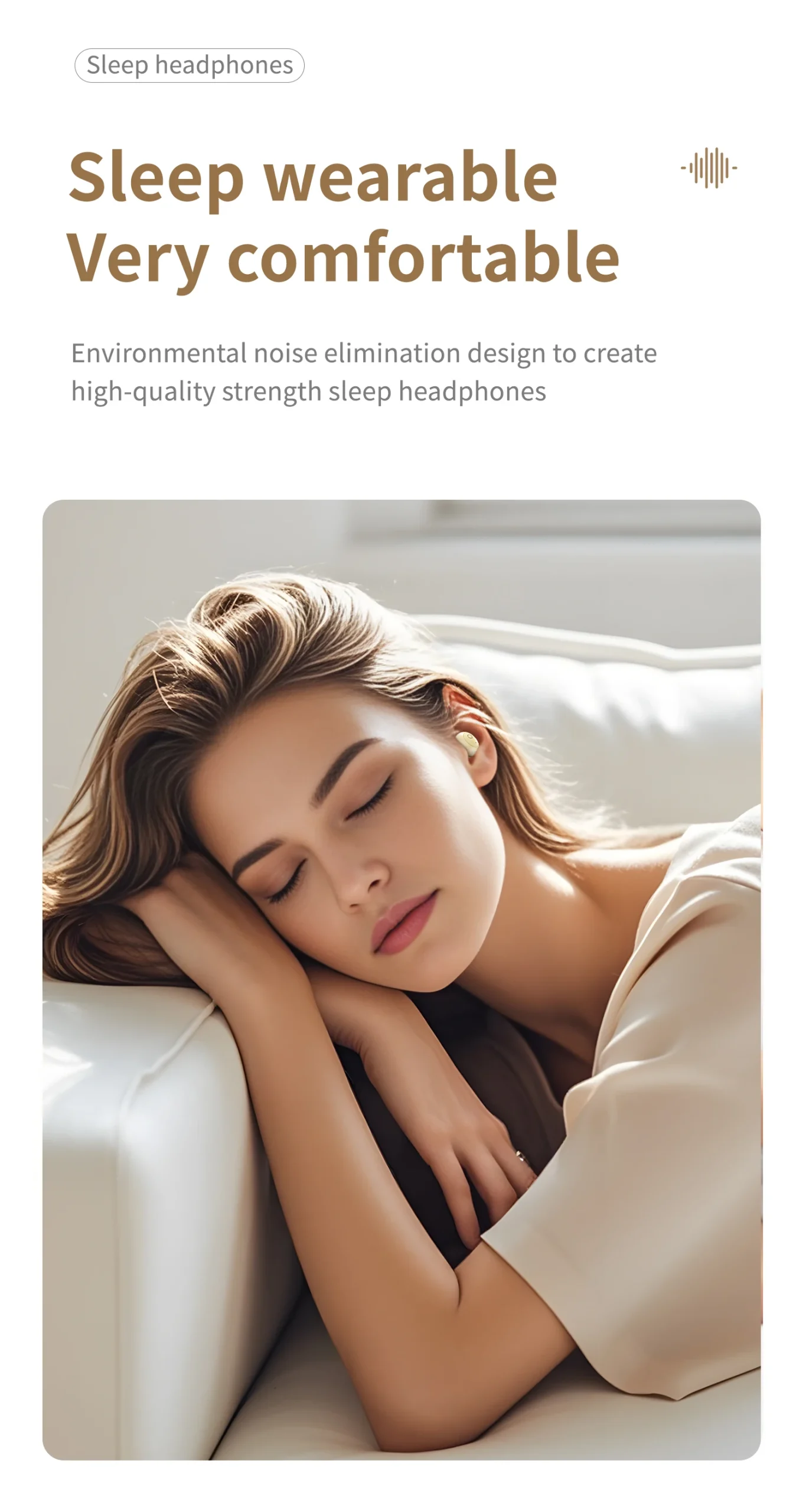 Bluetooth earphones sleep earbuds with long battery life - Image 27
