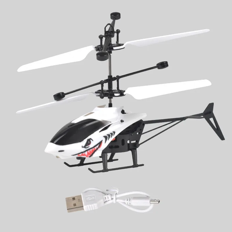 Mini 2-Channel Simulated Aircraft Gesture Sensor Control Aircraft Flight Helicopter Luminous Children's Toy Holiday Kids Gift - Image 7