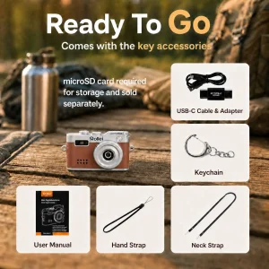 【US STOCK】Rollei Mini Keychain Digital Camera 1080P for Travel - Thumbnail Image 6