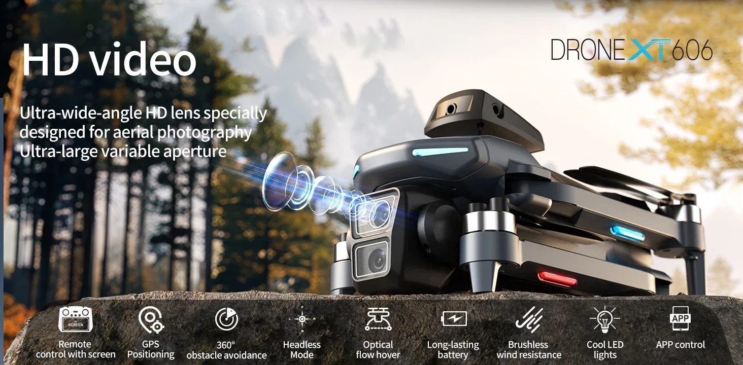XIAOMI XT606 GPS Drone 8K HD Professional dual camera - Image 12