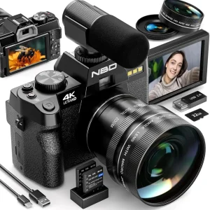 NBD 4K Digital Cameras for Photography,48MP Camera - Thumbnail Image 7