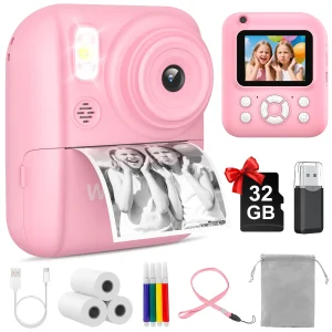 Kids Camera Instant Print 2.5K UHD Digital Camera with 2.6" LCD - Thumbnail Image 7