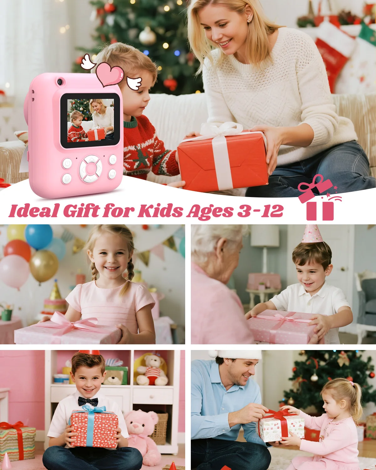 Kids Camera Instant Print 2.5K UHD Digital Camera with 2.6" LCD - Image 11