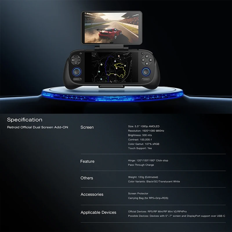 Retroid Dual Screen Add-on Expand 5.5Inch - Image 17