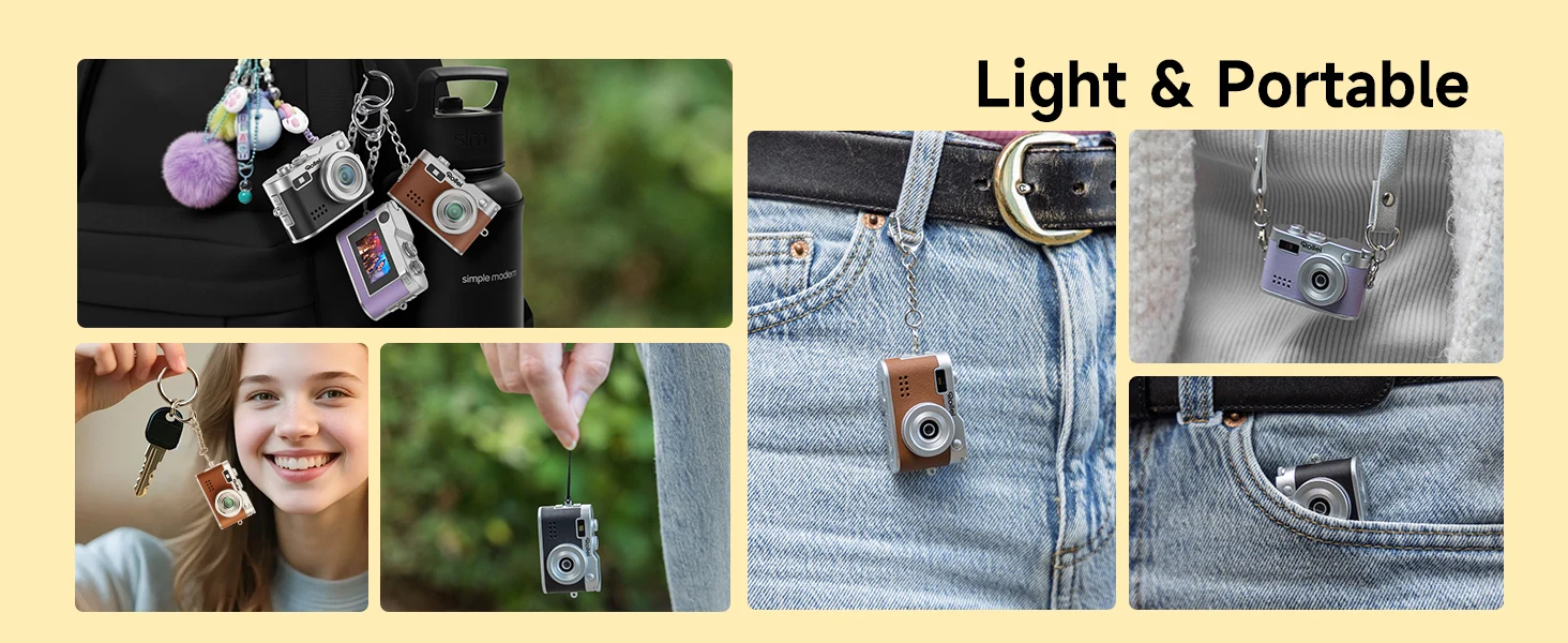 【US STOCK】Rollei Mini Keychain Digital Camera 1080P for Travel - Image 16