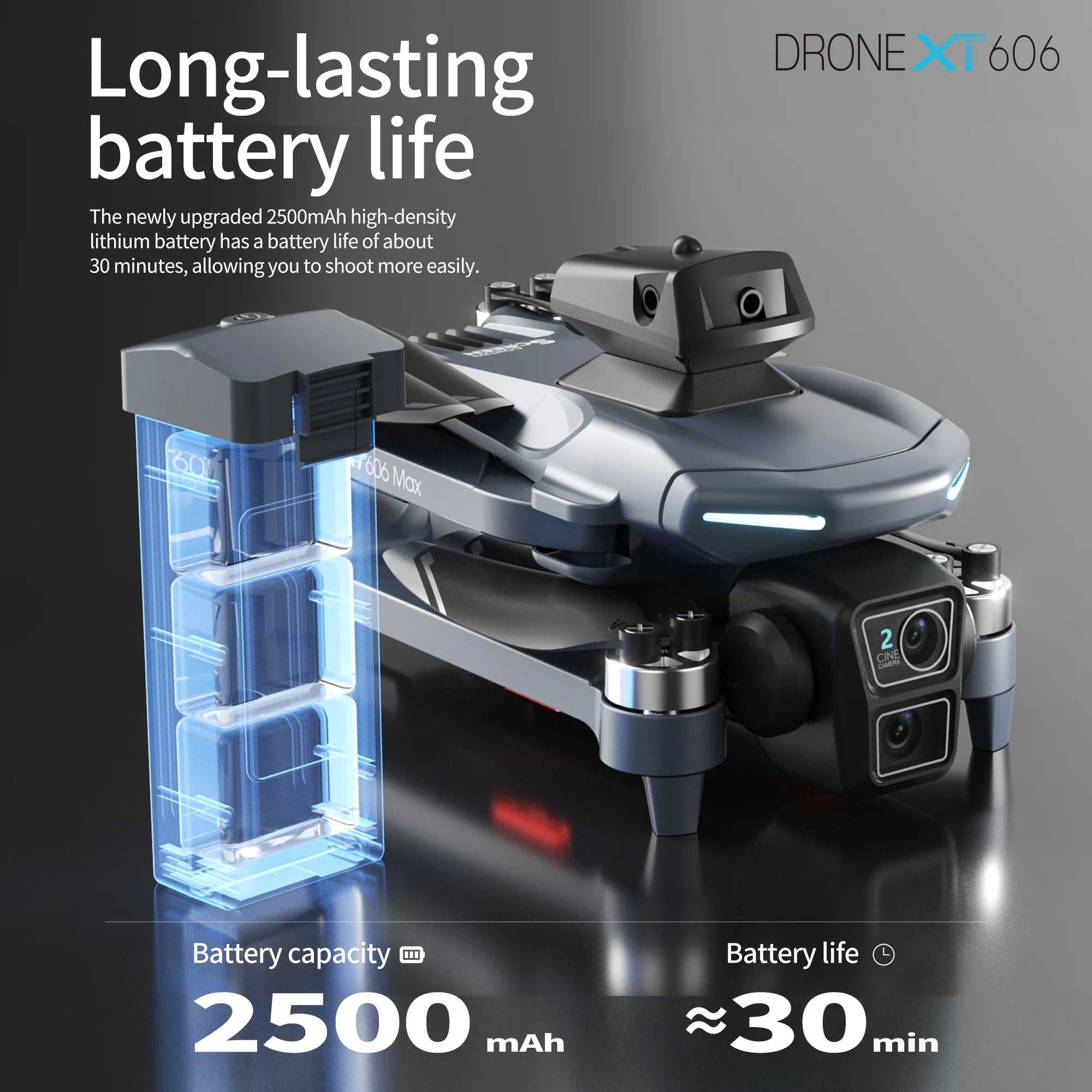 XIAOMI XT606 GPS Drone 8K HD Professional dual camera - Image 6