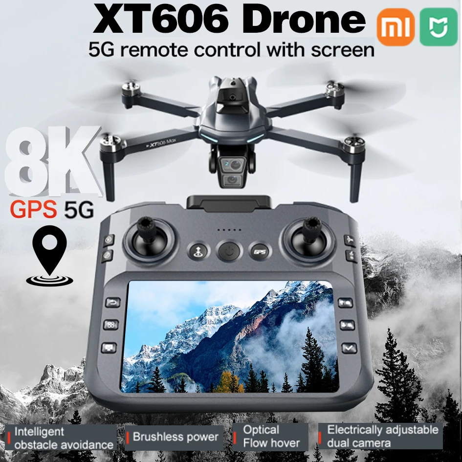 XIAOMI XT606 GPS Drone 8K HD Professional dual camera - Image 1