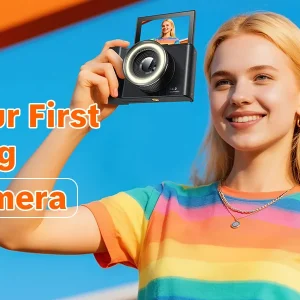 4K Digital Camera for Photography,4k Camera with Ring Light - Thumbnail Image 11
