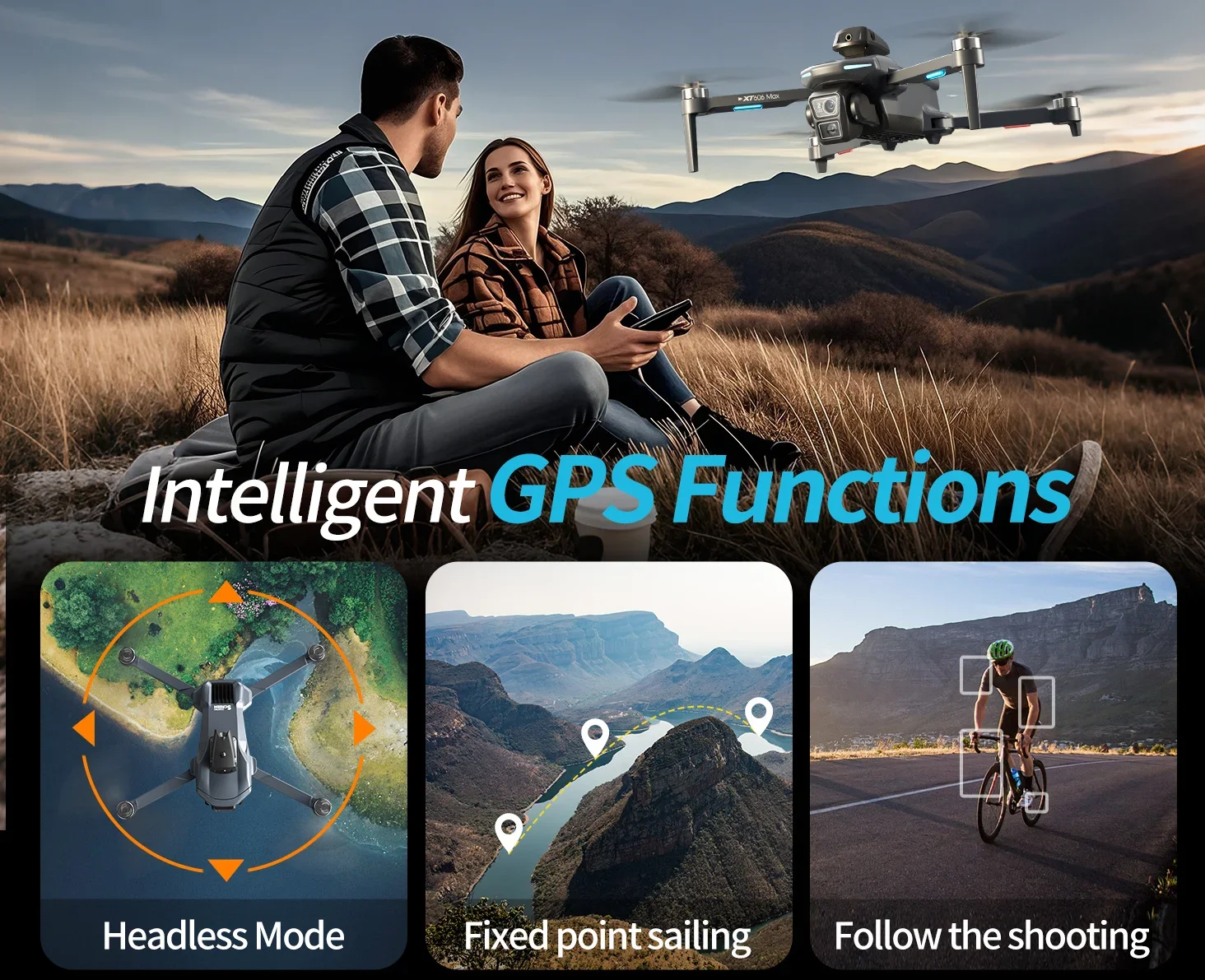 XIAOMI XT606 GPS Drone 8K HD Professional dual camera - Image 13