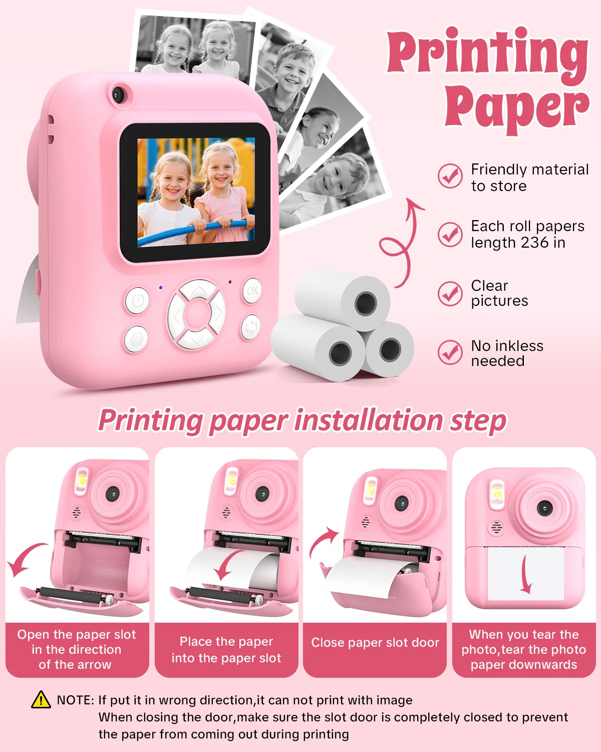 Kids Camera Instant Print 2.5K UHD Digital Camera with 2.6" LCD - Image 10