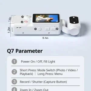 2026 Portable 1MP Digital Camera with 4K Video - Thumbnail Image 8