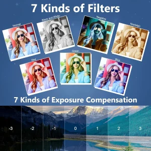 4K Digital Camera for Photography,4k Camera with Ring Light - Thumbnail Image 4