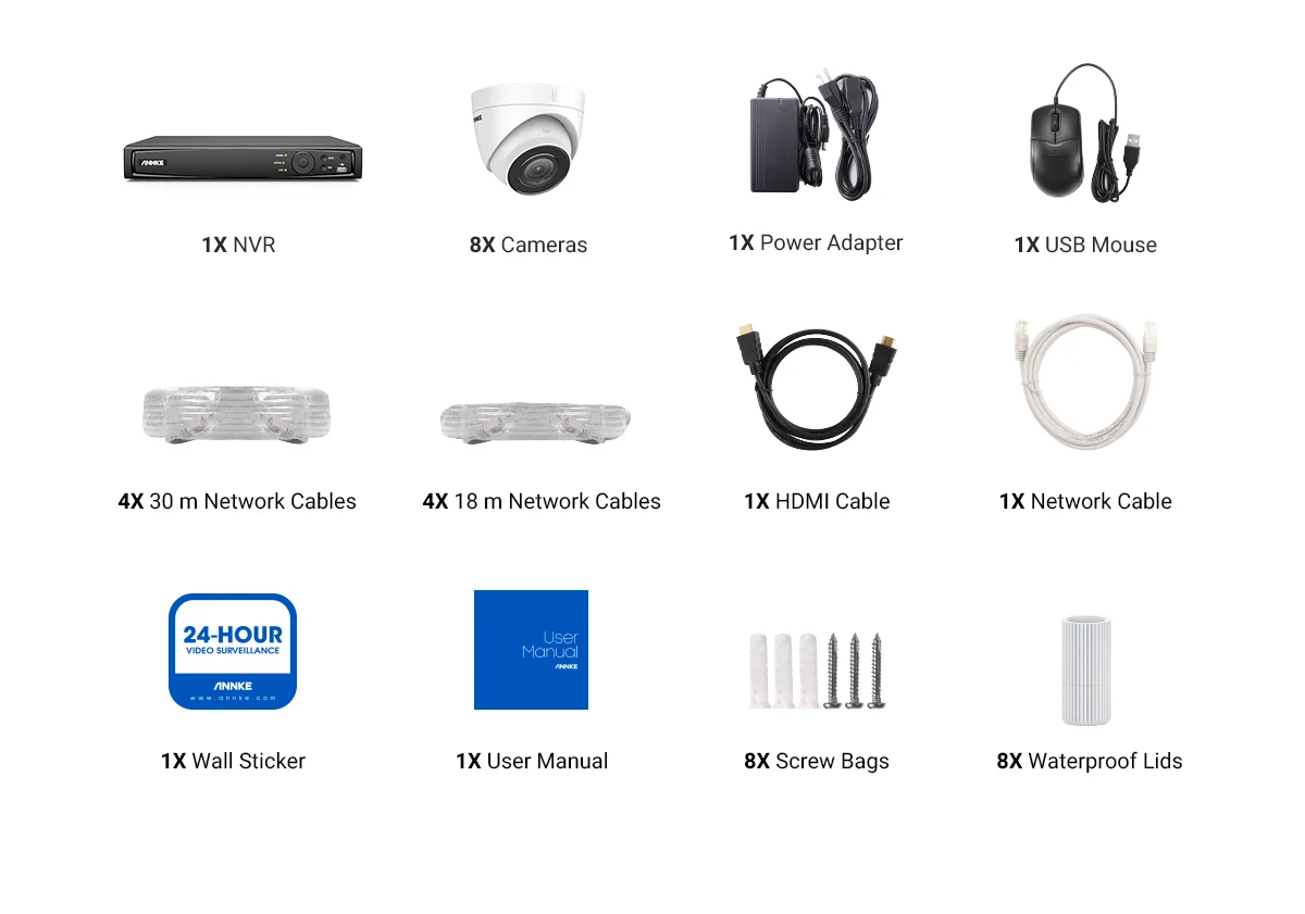 ANNKE 4K Ultra HD POE Video Surveillance System - Image 38