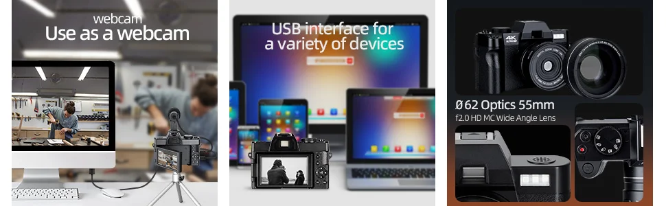 NBD 4K Digital Cameras for Photography,48MP Camera - Image 14