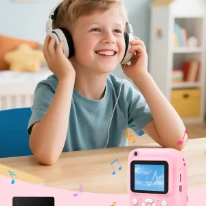 Kids Camera Instant Print 2.5K UHD Digital Camera with 2.6" LCD - Thumbnail Image 5