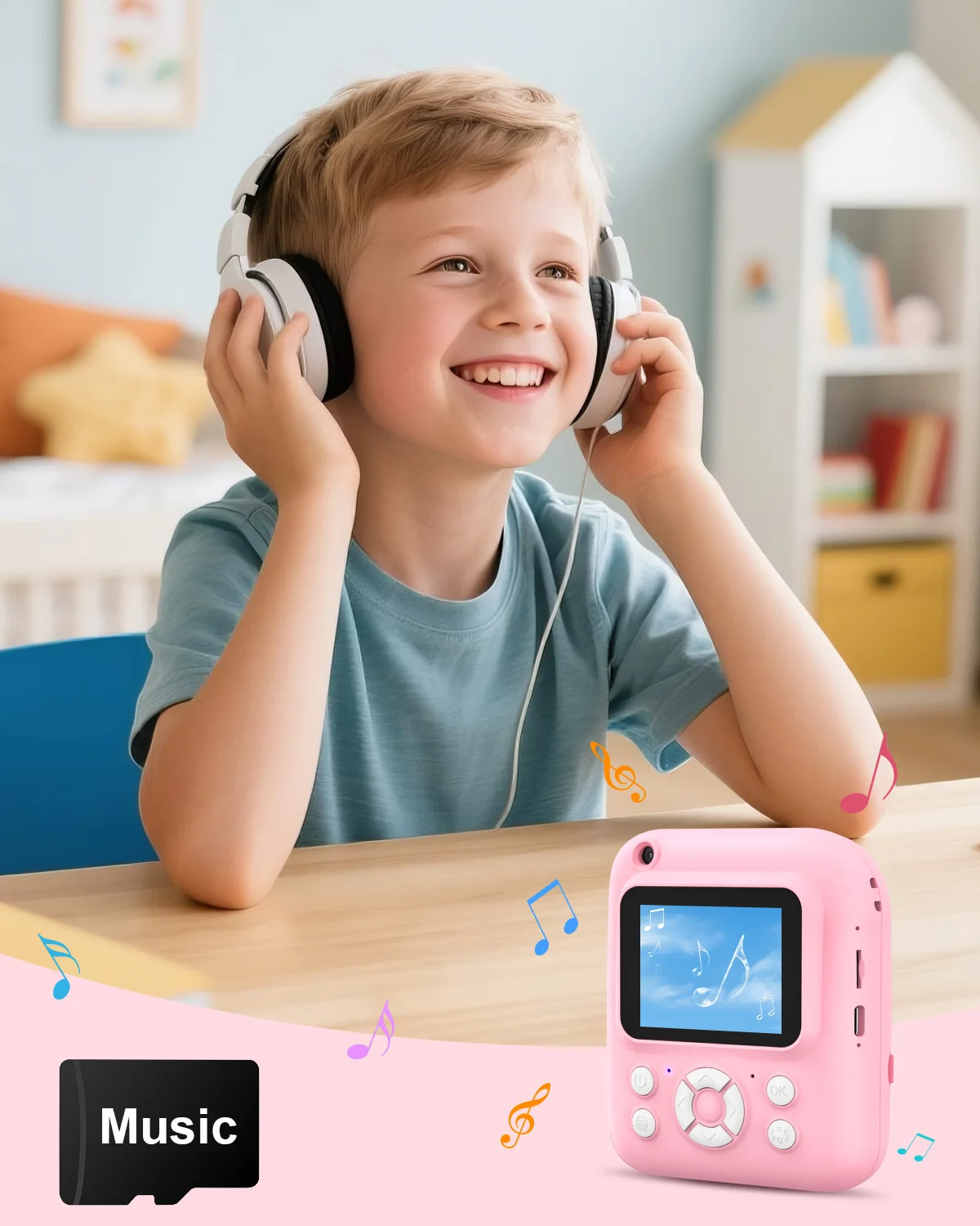 Kids Camera Instant Print 2.5K UHD Digital Camera with 2.6" LCD - Image 5